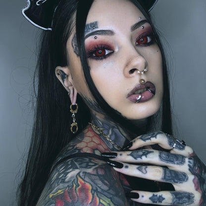 HANDCUFF CHAIN EARRINGS