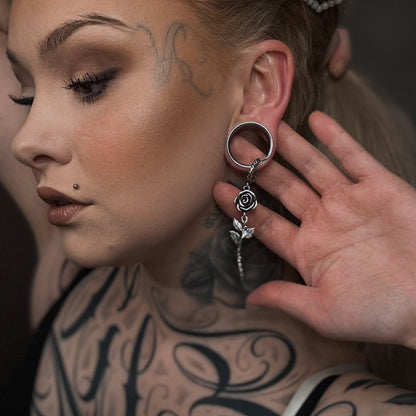 ELEGANT ROSE EARRINGS