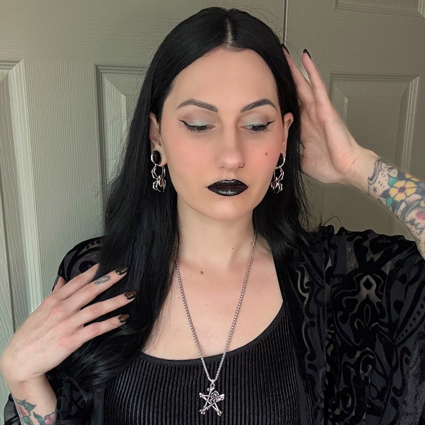 SHADOW SPIDER EARRINGS