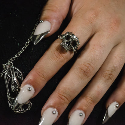 BAGUE EMBLÈME CRÂNE
