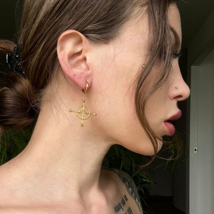 BOUCLES D'OREILLES CÉLESTES SYMÉTRIQUES