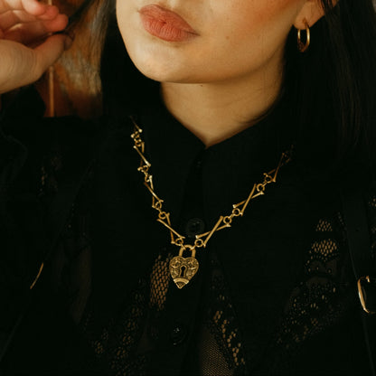 HEART LOCK NECKLACE