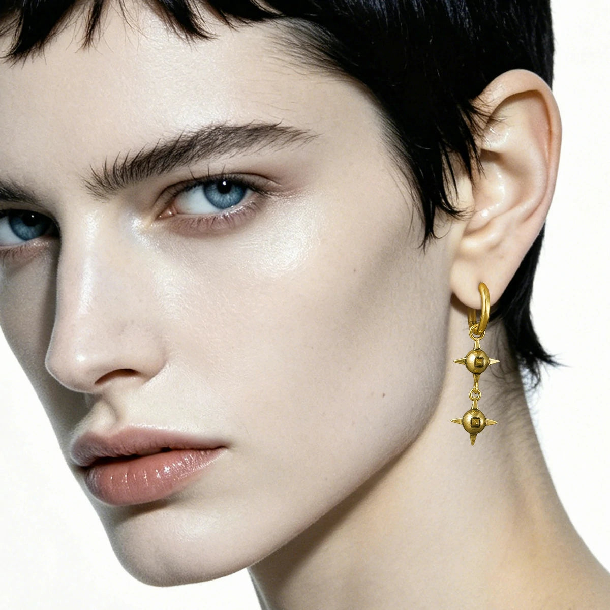 TWIN MACE EARRINGS