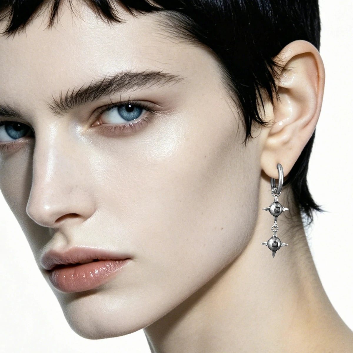 TWIN MACE EARRINGS