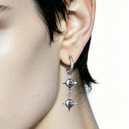 TWIN MACE EARRINGS