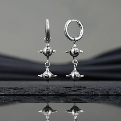 TWIN MACE EARRINGS