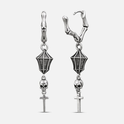 SKULL LANTERN EARRINGS