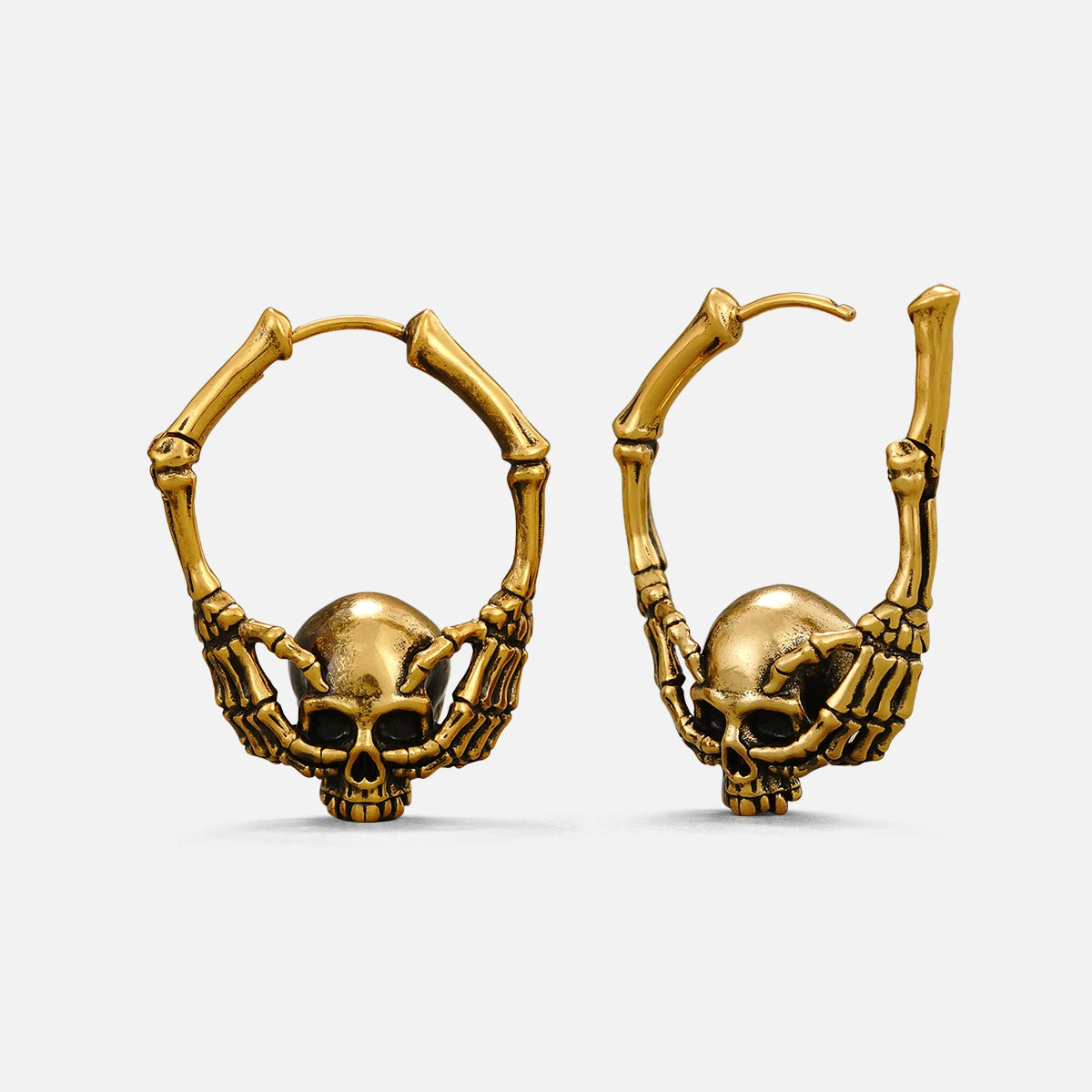 BONEGRIP SKULL EARRINGS