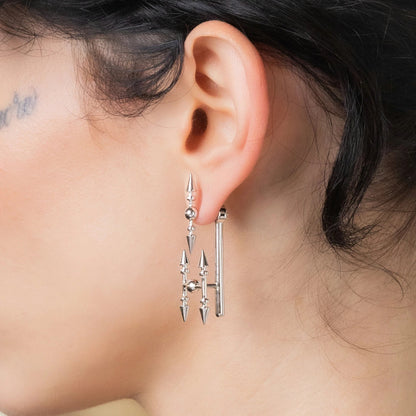 SPIRE AXIS STUD EARRINGS