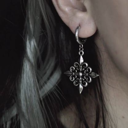 FLEUR-DE-LIS ELEGANCE EARRINGS