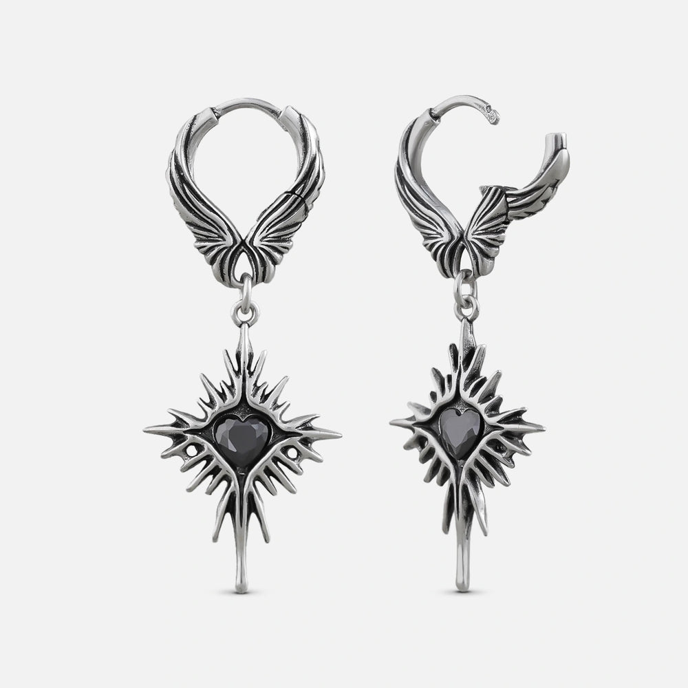 WINGED HEARTBURST EARRINGS