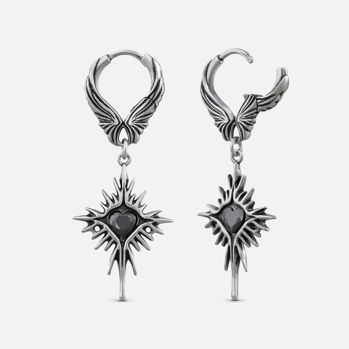 WINGED HEARTBURST EARRINGS