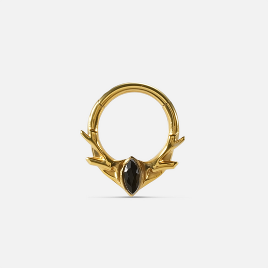 ANTLER MARK CLICKER (GOLD-OBSIDIAN)