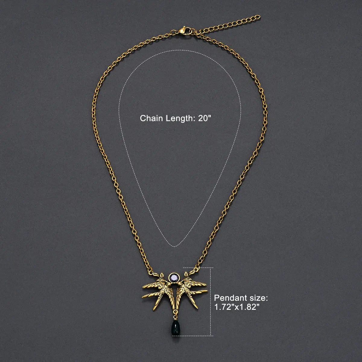 NOCTURNE WINGS NECKLACE