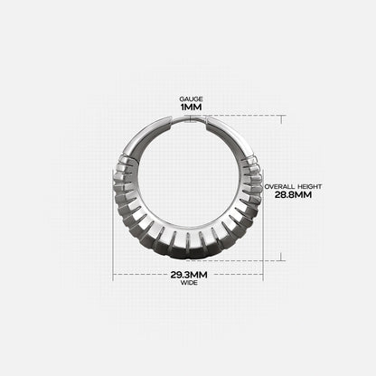 INDUSTRIAL TREAD EARRINGS