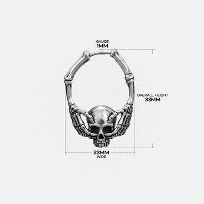 BONEGRIP SKULL EARRINGS