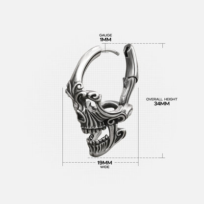 MASKED SKULL EARRINGS