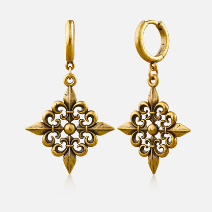 FLEUR-DE-LIS ELEGANCE EARRINGS