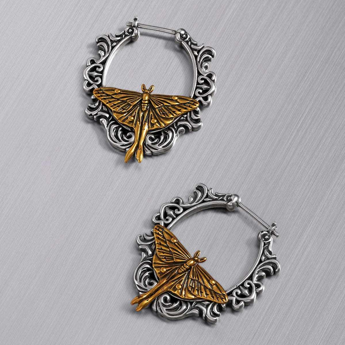 BAROQUE MOTH EARRINGS