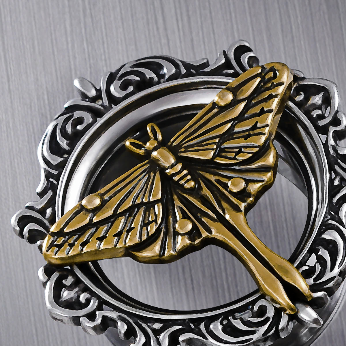 Silver Ethereal Moth tunnels shown from front and angled views