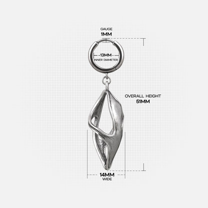 SCULPTED FLOW EARRINGS