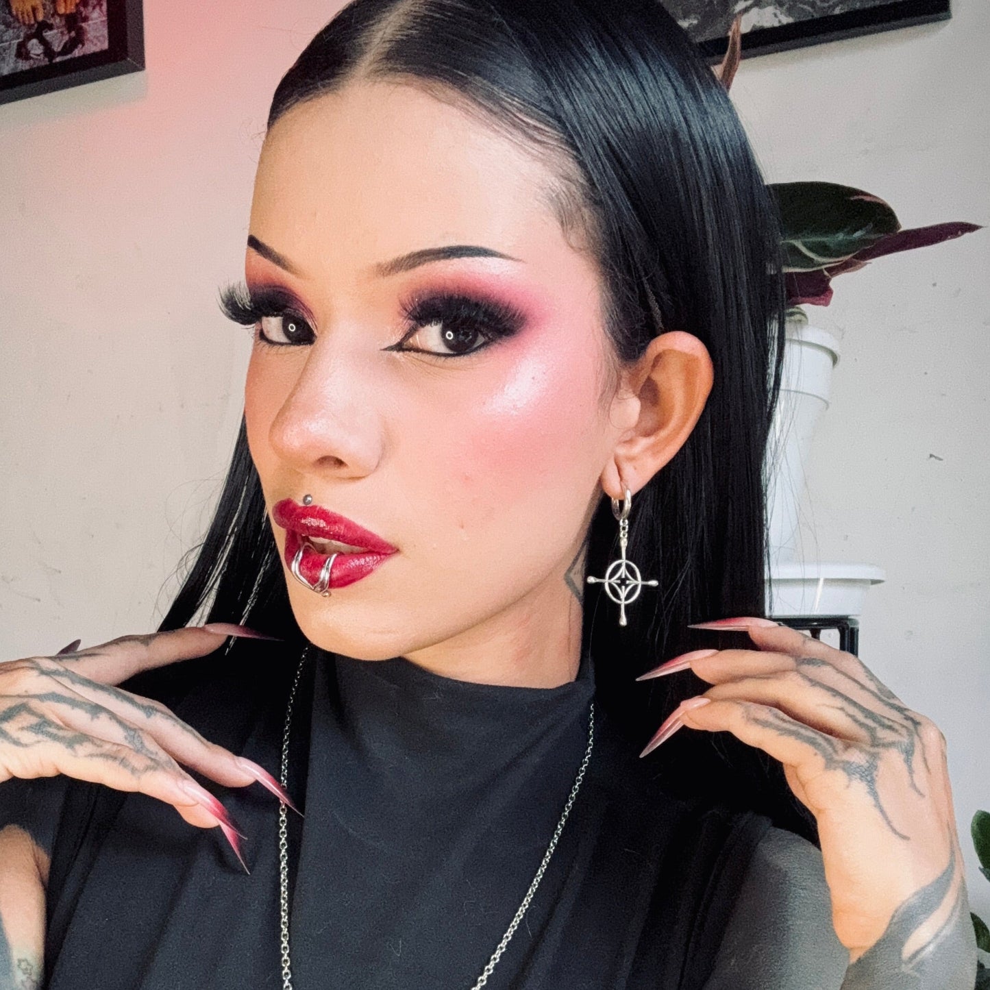 BOUCLES D'OREILLES CÉLESTES SYMÉTRIQUES