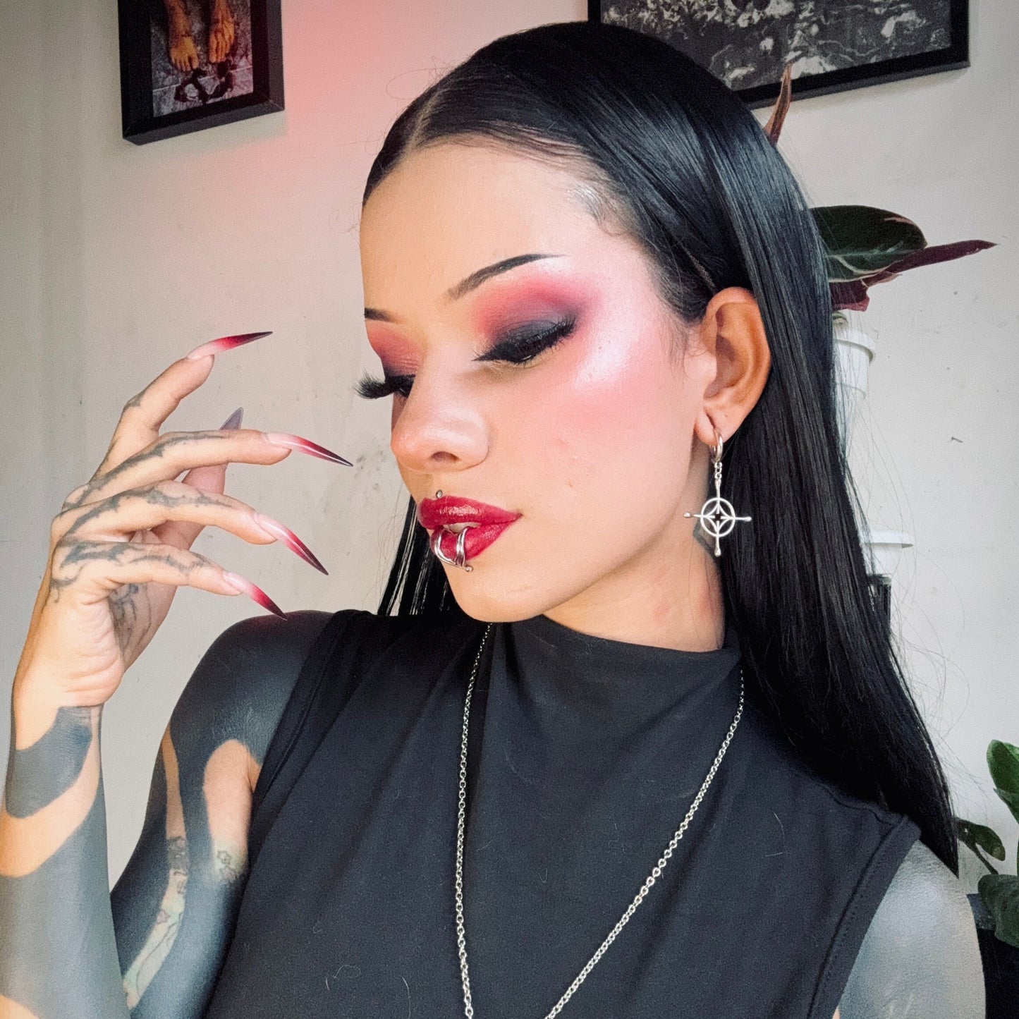 BOUCLES D'OREILLES CÉLESTES SYMÉTRIQUES