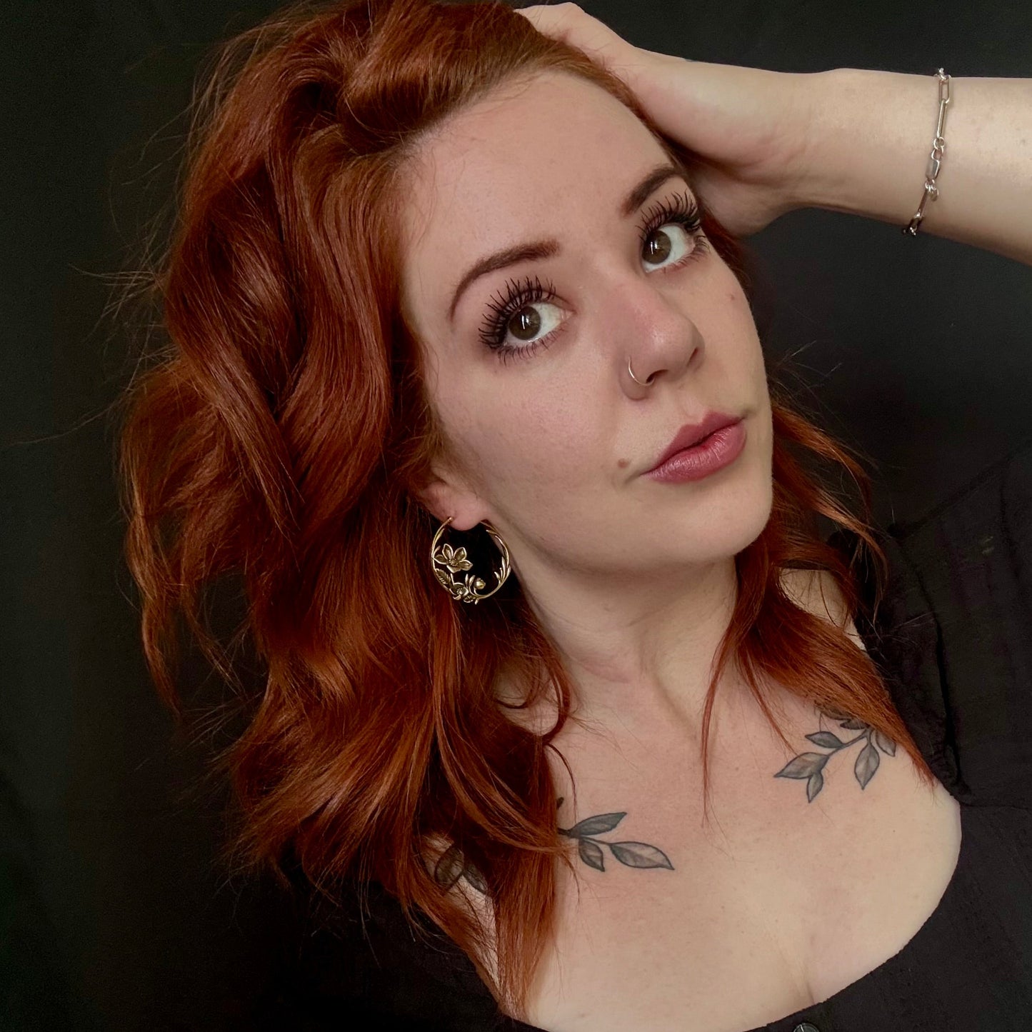 BLOSSOMING VINE EARRINGS