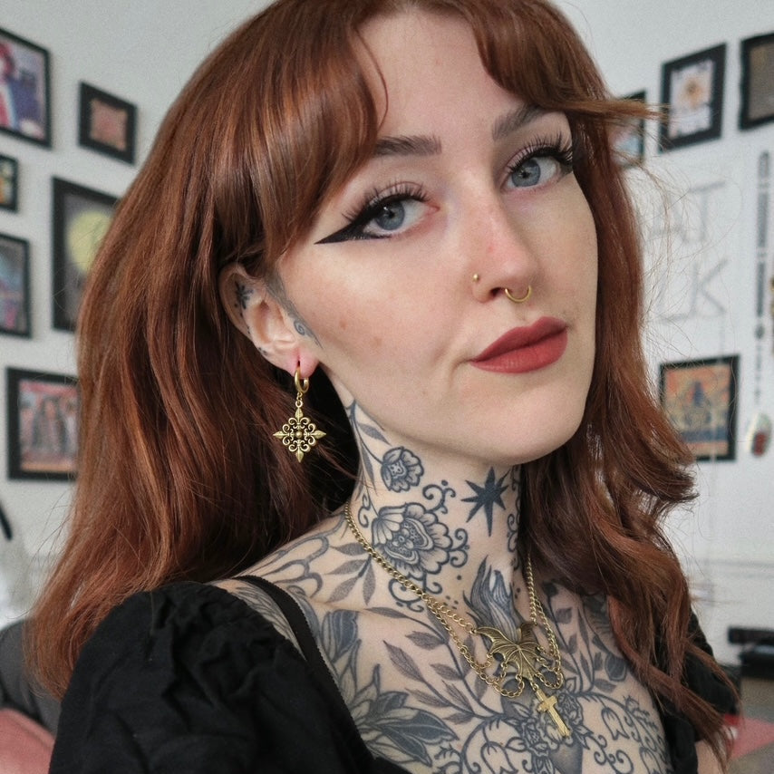 FLEUR-DE-LIS ELEGANCE EARRINGS