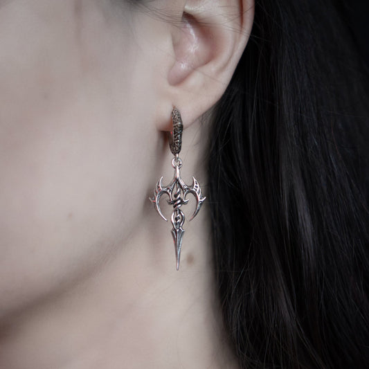 LONGINUS HALO PIERCER EARRINGS (925 SILVER)