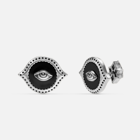 MIRROR WITNESS STUD EARRINGS