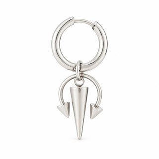 Trident Spike Hoop Earring