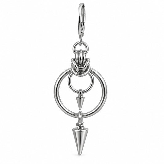 Orbit Double Spike Drop Earring