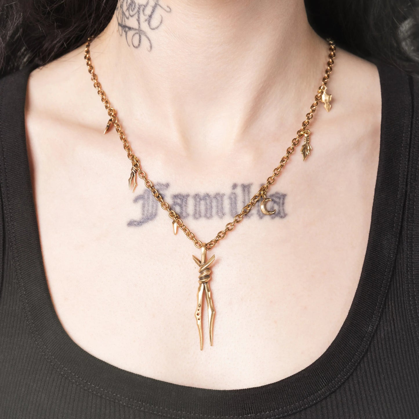 BOUND TWIN NECKLACE